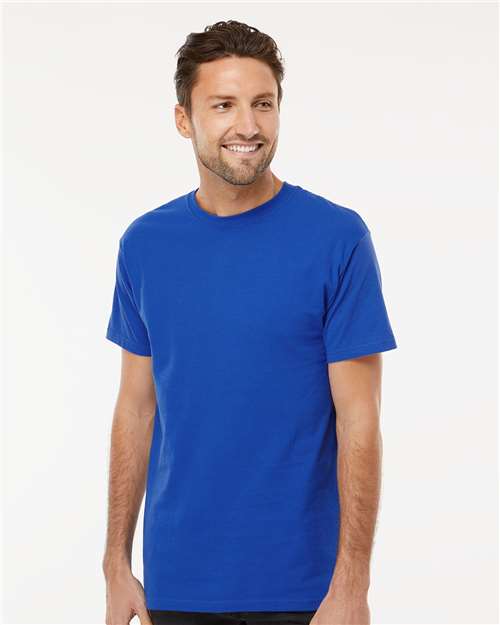 M&O Men's Gold Soft Touch T-Shirt 4800 - Royal