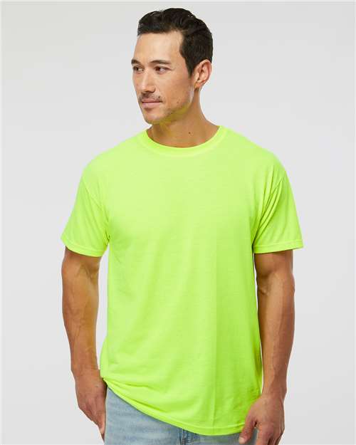 M&O Men's Gold Soft Touch T-Shirt 4800 - Safety Green