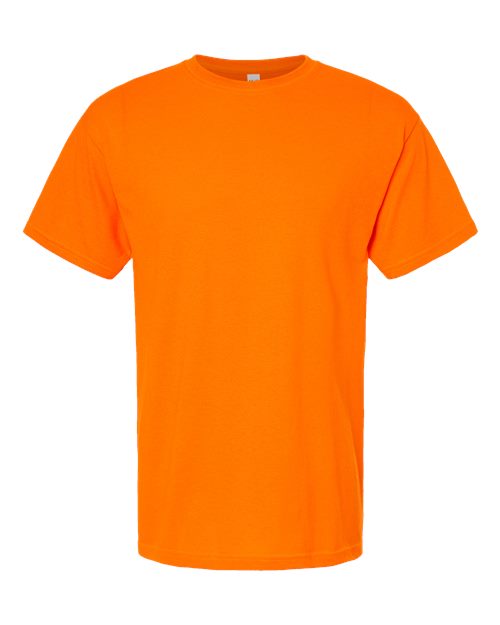 M&O Men's Gold Soft Touch T-Shirt 4800 - Safety Orange