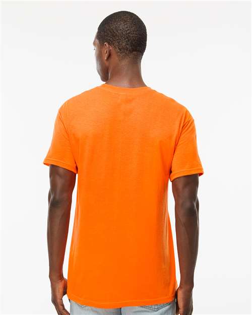 M&O Men's Gold Soft Touch T-Shirt 4800 - Safety Orange