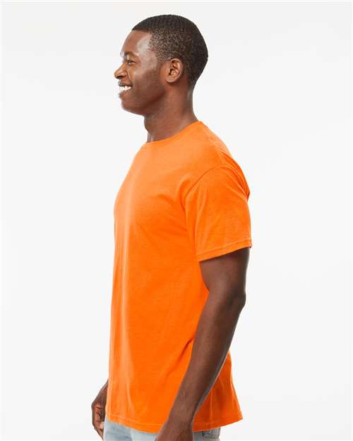 M&O Men's Gold Soft Touch T-Shirt 4800 - Safety Orange