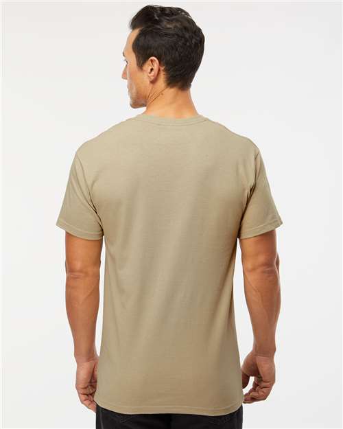 M&O Men's Gold Soft Touch T-Shirt 4800 - Sand