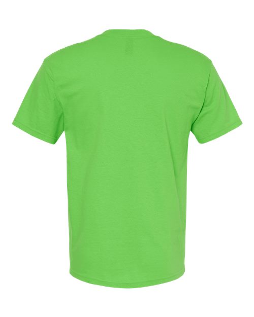M&O Men's Gold Soft Touch T-Shirt 4800 - Vivid Lime
