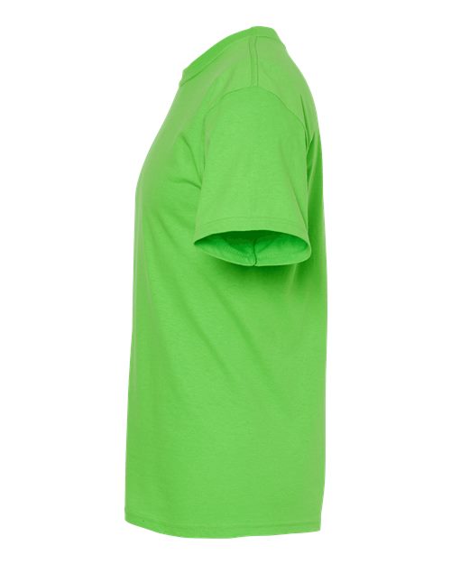 M&O Men's Gold Soft Touch T-Shirt 4800 - Vivid Lime