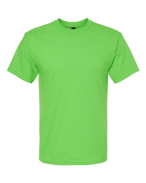 M&O Men's Gold Soft Touch T-Shirt 4800 - Vivid Lime