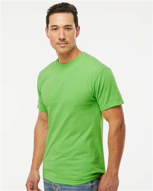 M&O Men's Gold Soft Touch T-Shirt 4800 - Vivid Lime