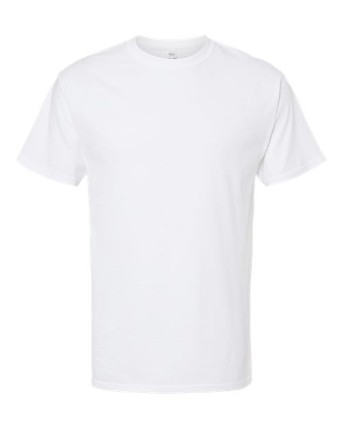M&O Men's Gold Soft Touch T-Shirt 4800 - White