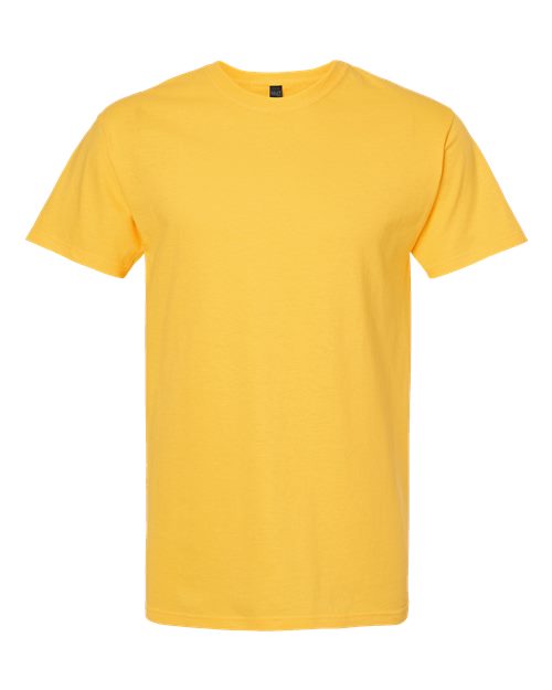 M&O Men's Gold Soft Touch T-Shirt 4800 - Yellow