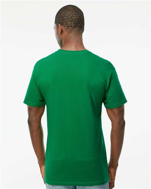 M&O Men's Gold Soft Touch T-Shirt 4800 - Fine Kelly Green