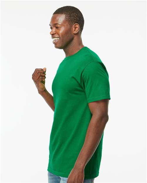 M&O Men's Gold Soft Touch T-Shirt 4800 - Fine Kelly Green