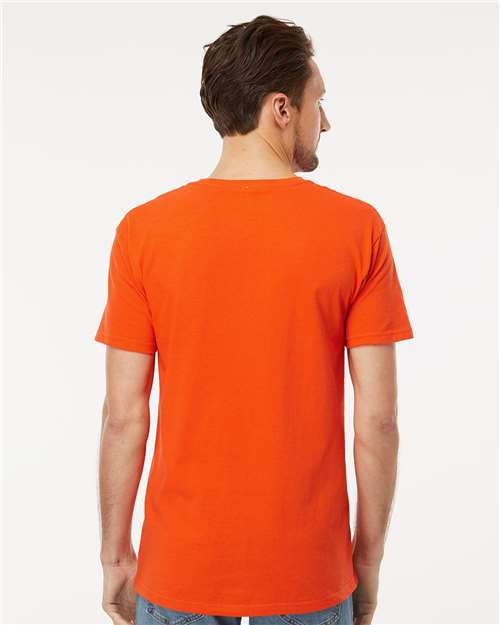 M&O Men's Gold Soft Touch T-Shirt 4800 - Orange