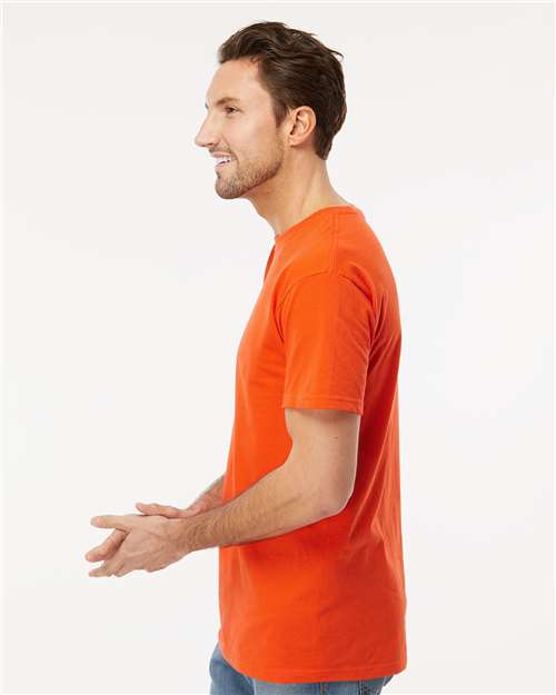 M&O Men's Gold Soft Touch T-Shirt 4800 - Orange