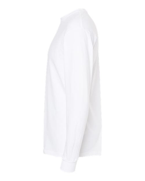 M&O Unisex Gold Soft Touch Long Sleeve T-Shirt 4820 - White