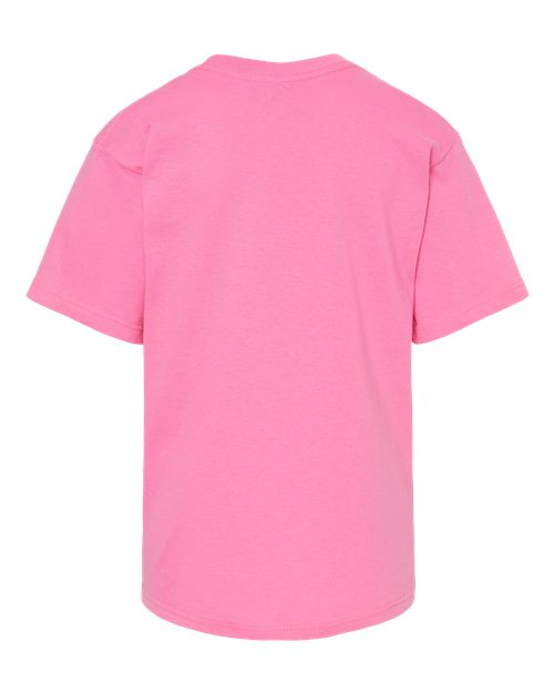 M&O Youth Gold Soft Touch T-Shirt 4850 - Azalea