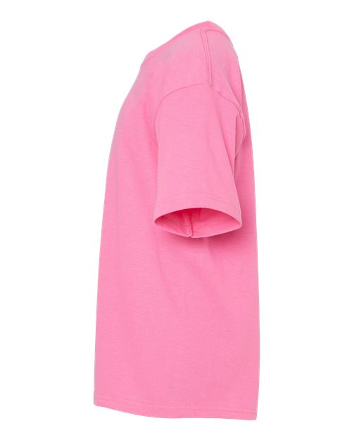 M&O Youth Gold Soft Touch T-Shirt 4850 - Azalea