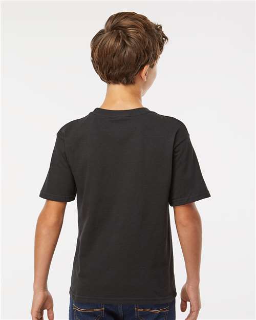 M&O Youth Gold Soft Touch T-Shirt 4850 - Black