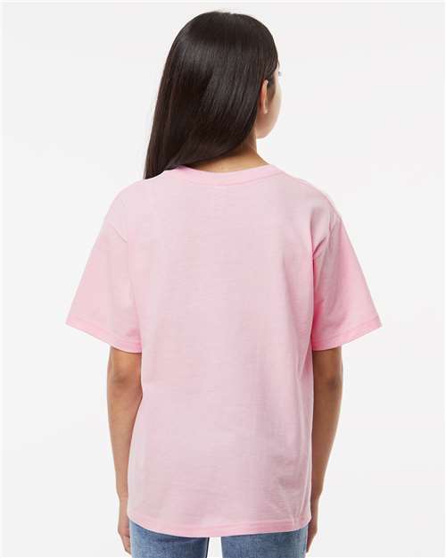 M&O Youth Gold Soft Touch T-Shirt 4850 - Light Pink
