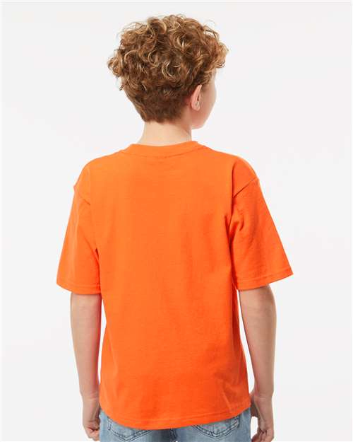M&O Youth Gold Soft Touch T-Shirt 4850 - Orange