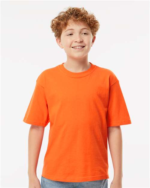 M&O Youth Gold Soft Touch T-Shirt 4850 - Orange