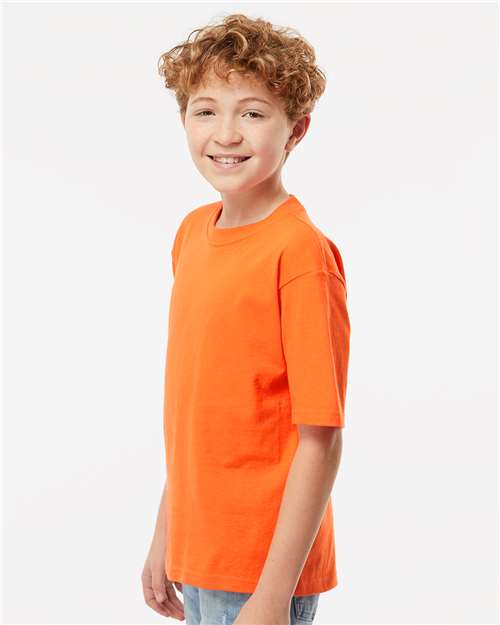 M&O Youth Gold Soft Touch T-Shirt 4850 - Orange