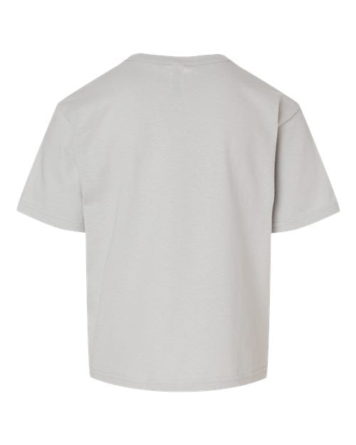 M&O Youth Gold Soft Touch T-Shirt 4850 - Platinum