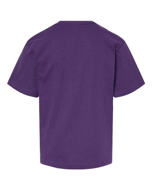 M&O Youth Gold Soft Touch T-Shirt 4850 - Purple