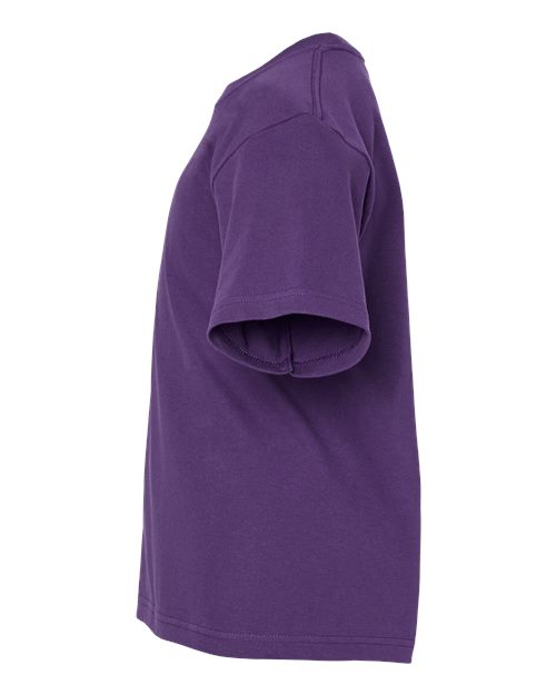 M&O Youth Gold Soft Touch T-Shirt 4850 - Purple