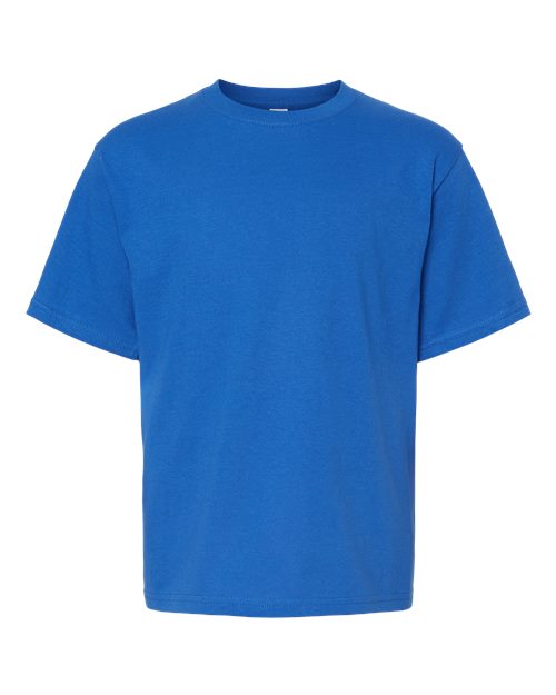 M&O Youth Gold Soft Touch T-Shirt 4850 - Royal