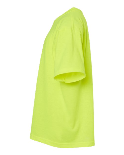 M&O Youth Gold Soft Touch T-Shirt 4850 - Safety Green