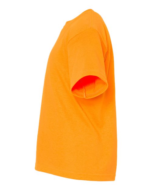 M&O Youth Gold Soft Touch T-Shirt 4850 - Safety Orange