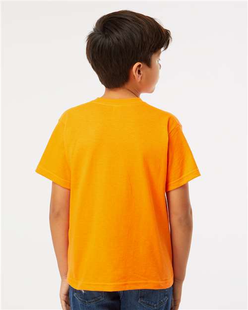 M&O Youth Gold Soft Touch T-Shirt 4850 - Safety Orange