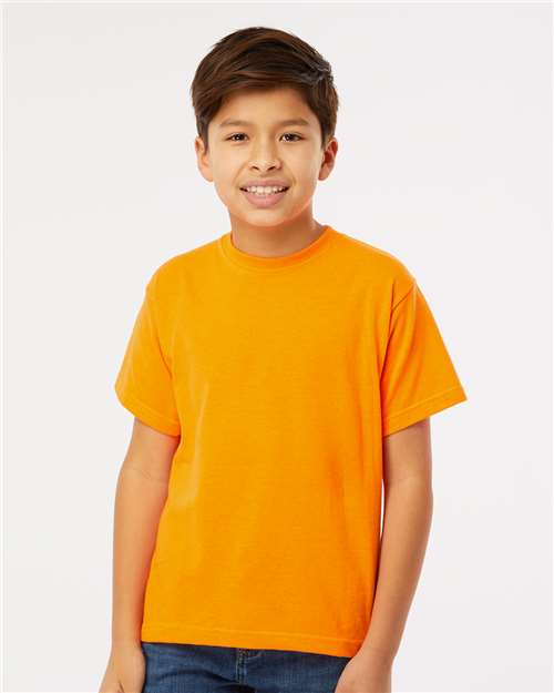 M&O Youth Gold Soft Touch T-Shirt 4850 - Safety Orange