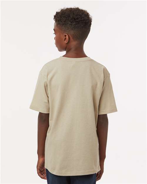 M&O Youth Gold Soft Touch T-Shirt 4850 - Sand