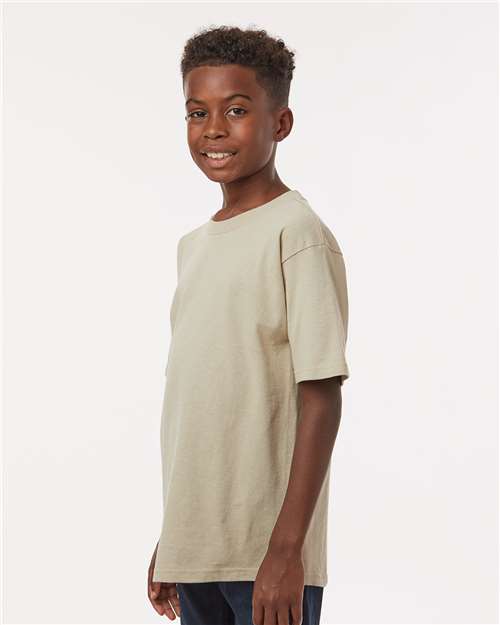 M&O Youth Gold Soft Touch T-Shirt 4850 - Sand