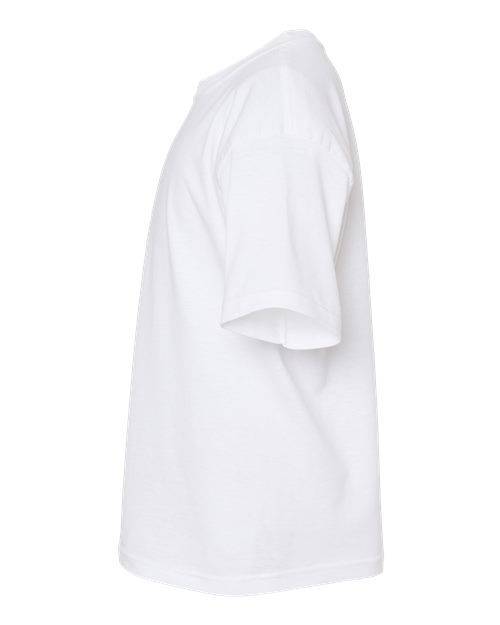 M&O Youth Gold Soft Touch T-Shirt 4850 - White