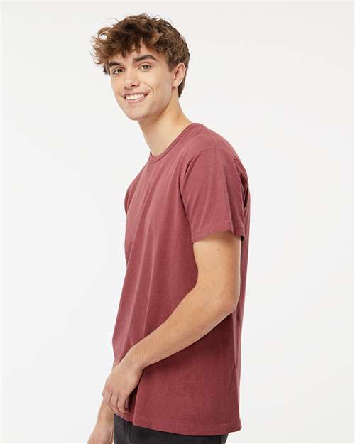 M&O Unisex Vintage Garment-Dyed T-Shirt 6500M - Brick