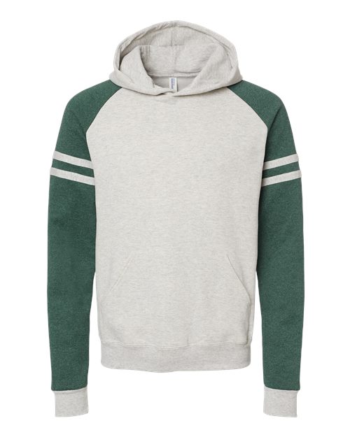 JERZEES Unisex Nublend® Varsity Colorblocked Raglan Hooded Sweatshirt 97CR